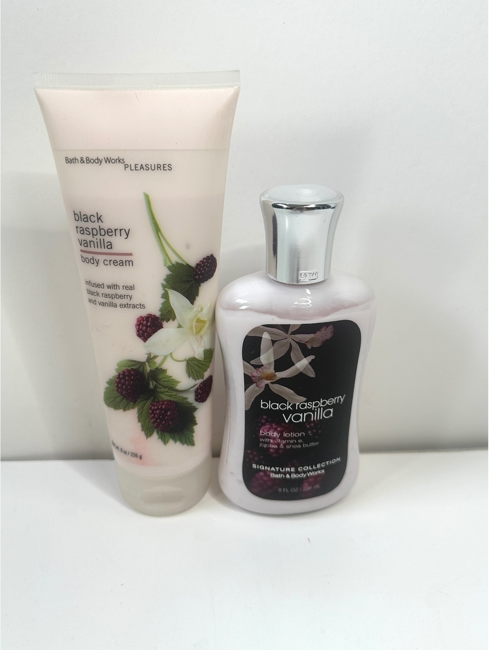 New Black Raspberry Vanilla Retired Bath & Body Works Lotion Cream Discontinued